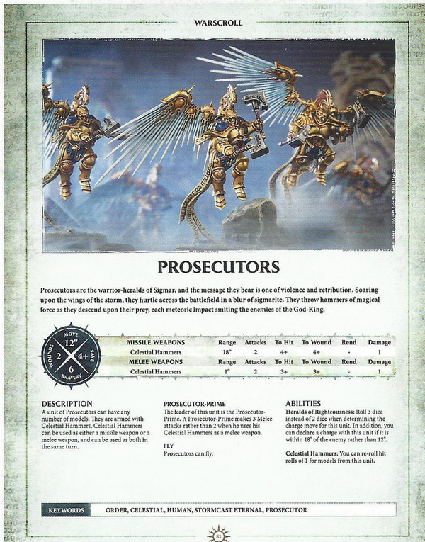 Warhammer AOS Warscroll Prosecutors